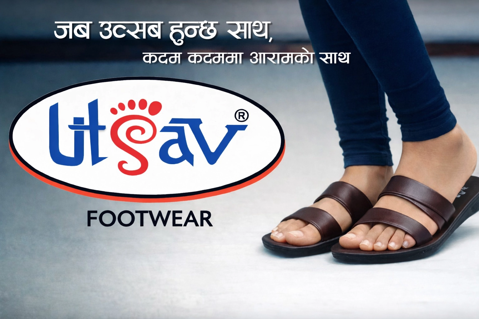 Utsav Footwear About Us Banner